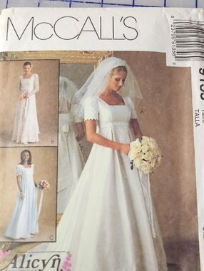 McCall's Women's Wedding Dress Sewing Pattern